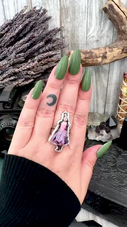 The Weirdlings - Fine Silver Ring Size 9 / One of a Kind