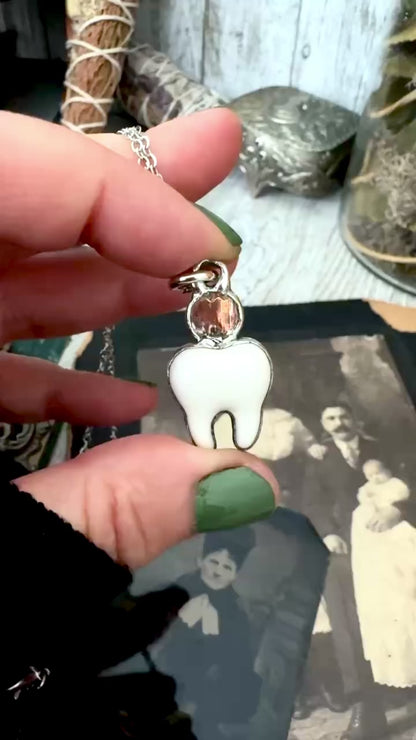 Lucky Penny Club - Tooth Fairy Necklace Fine Silver - One of a Kind