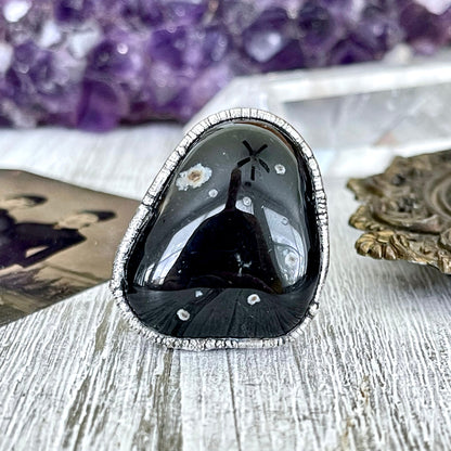 Big Bold Jewelry, Big Crystal Ring, Big Silver Ring, Big Statement Ring, Big Stone Ring, Bohemian Jewelry, Electroformed Ring, Etsy ID: 1308270253, FOXLARK- RINGS, Jewelry, Large Boho Ring, Large Crystal Ring, Natural stone ring, Rings, silver crystal rin