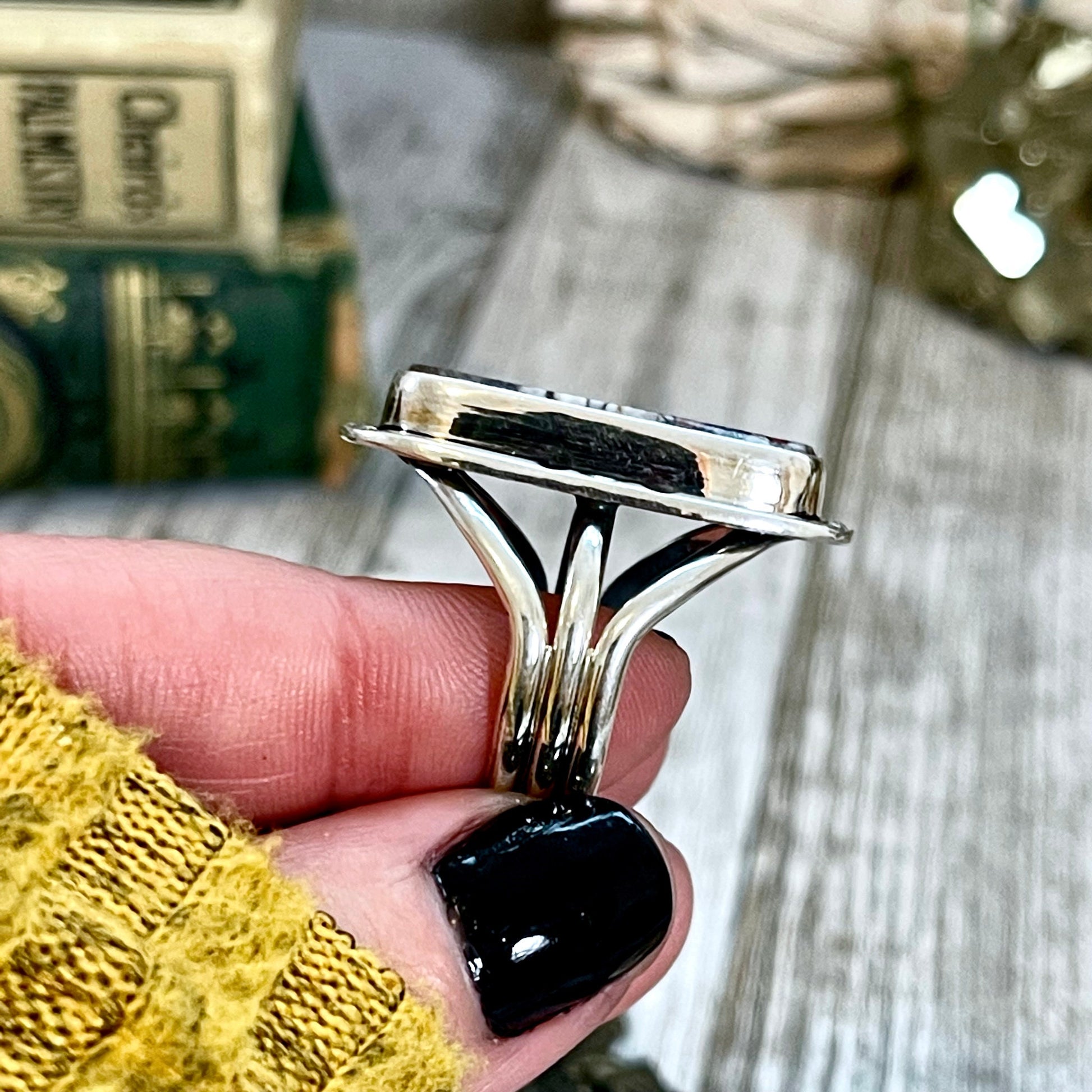 Bohemian Ring, boho jewelry, boho ring, crystal ring, CURATED- RINGS, Etsy ID: 1344811641, Festival Jewelry, gypsy ring, Jewelry, Large Crystal, Rings, Statement Rings, Sterling Silver, Sterling Silver Ring