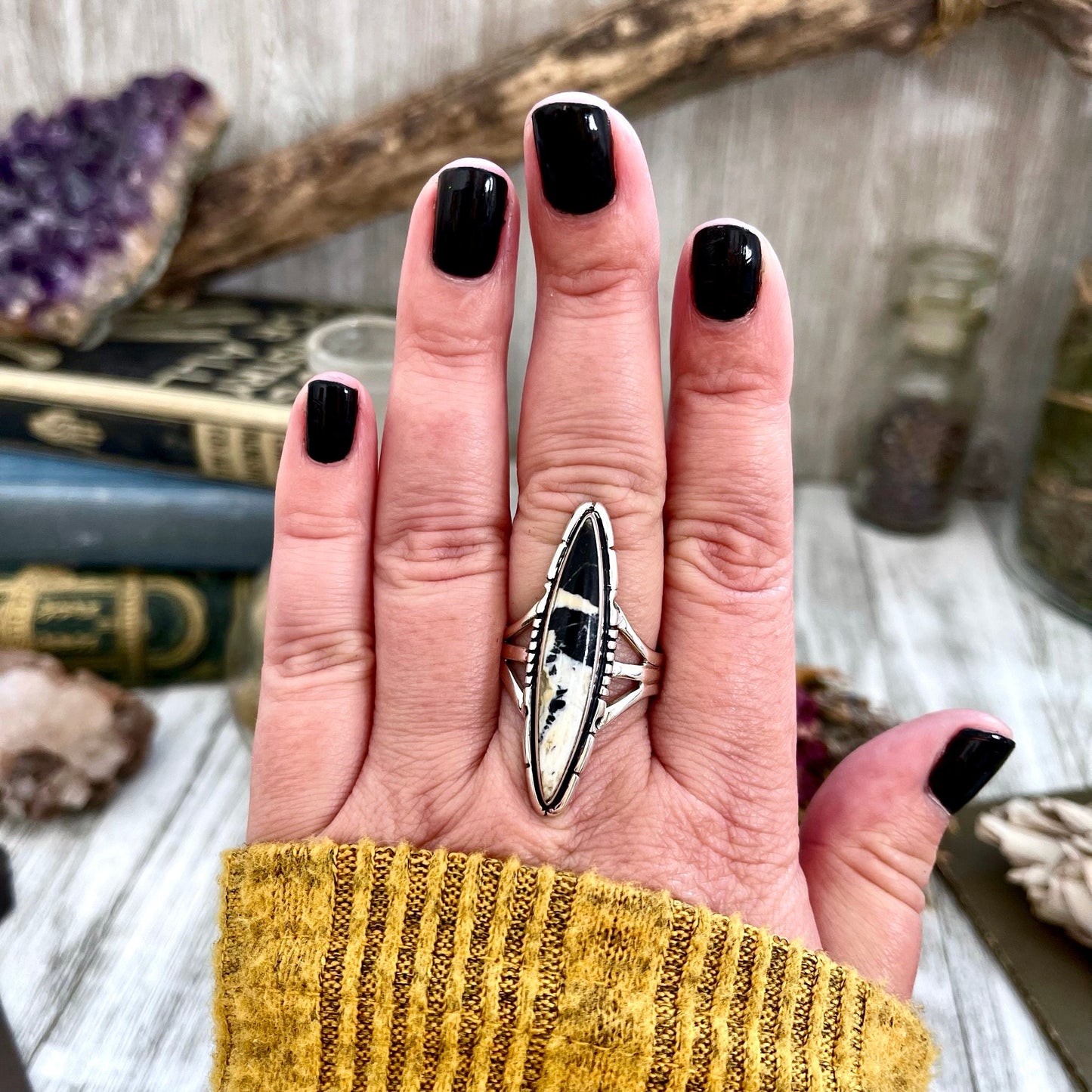 Big Statement Ring, Bohemian Ring, boho jewelry, boho ring, crystal ring, CURATED- RINGS, Etsy ID: 1325595732, Festival Jewelry, gypsy ring, Jewelry, Large Crystal, Large Stone Ring, Raw crystal Ring, Rings, Statement Jewelry, Statement Rings, Sterling Si