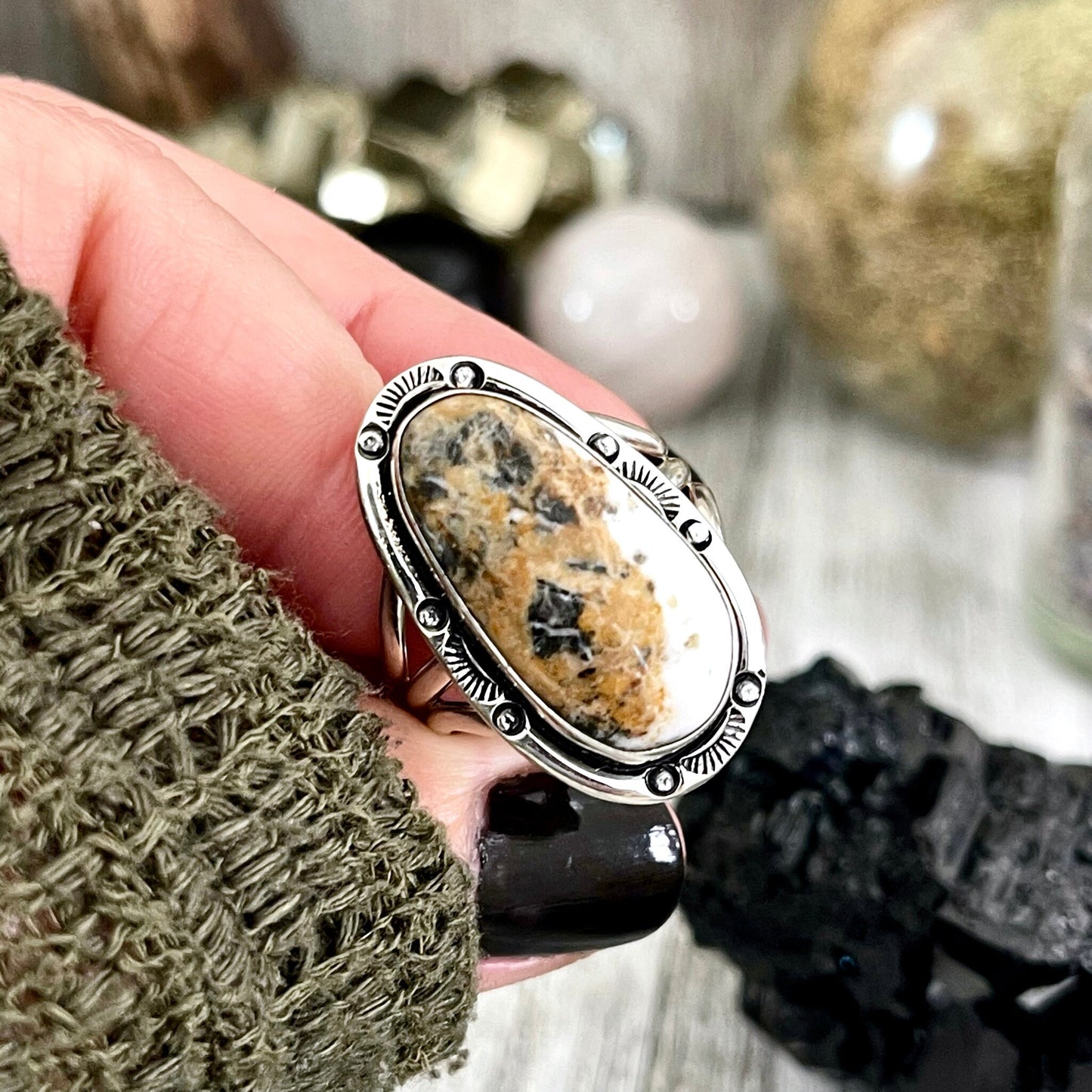 Big Statement Ring, Bohemian Ring, boho jewelry, boho ring, crystal ring, CURATED- RINGS, Etsy ID: 1405497290, Festival Jewelry, gypsy ring, Jewelry, Large Crystal, Large Stone Ring, Raw crystal Ring, Rings, Statement Jewelry, Statement Rings, Sterling Si