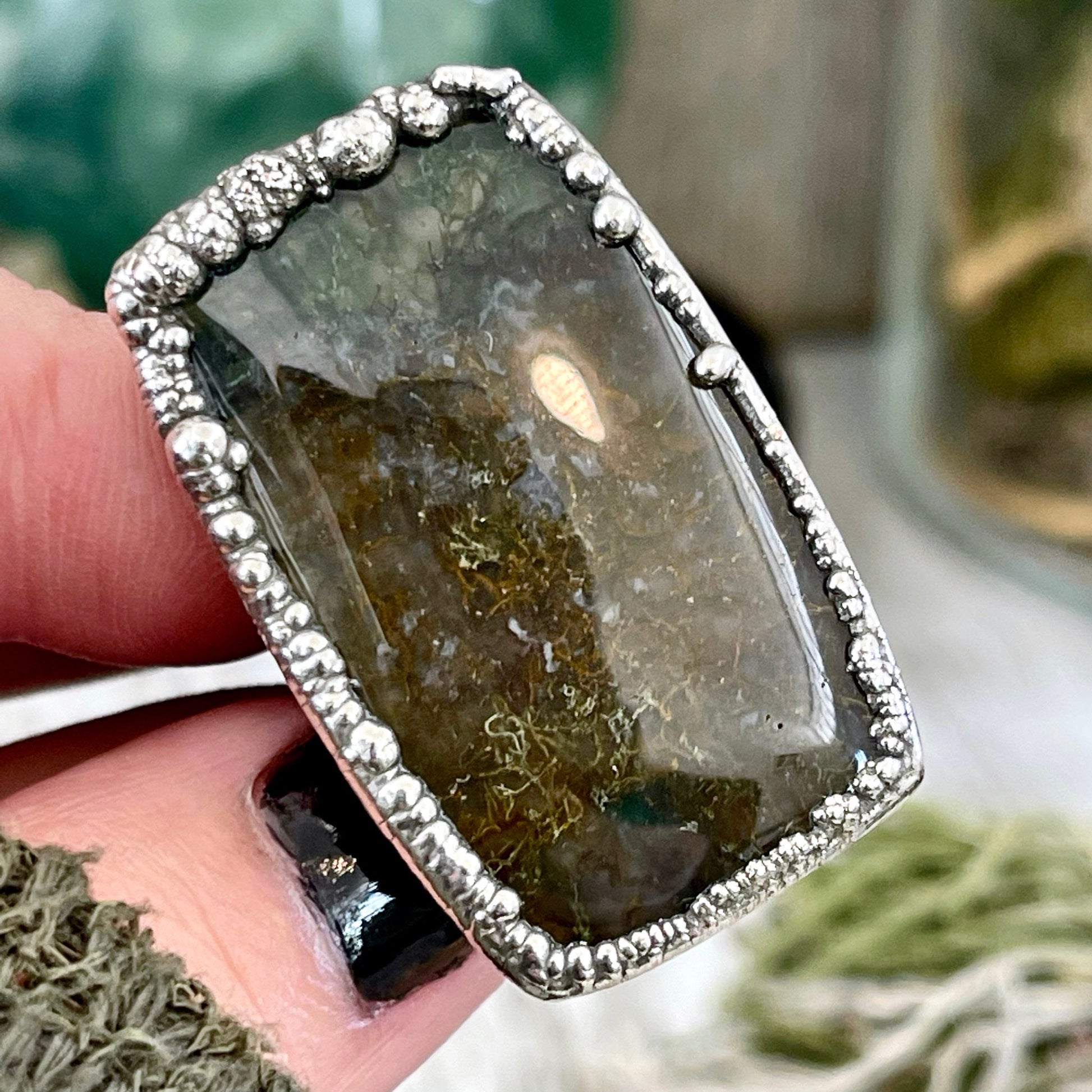 Big Bold Jewelry, Big Crystal Ring, Big Silver Ring, Big Statement Ring, Big Stone Ring, Bohemian Jewelry, Etsy ID: 1546593452, FOXLARK- RINGS, Jewelry, Large Boho Ring, Large Crystal Ring, Natural stone ring, Rings, silver crystal ring, Silver Jewelry, S