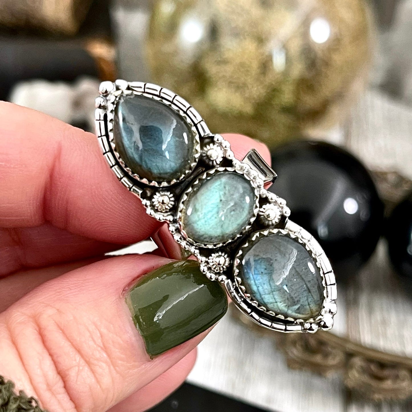3 Stone Ring, Big Stone Ring, Bohemian Ring, Boho Jewelry, Boho Ring, Crystal Ring, Etsy Id 1143395447, Festival Jewelry, Foxlark Alchemy, Foxlark- Rings, Gift For Woman, Gypsy Ring, Jewelry, Rings, Statement Rings, Wholesale