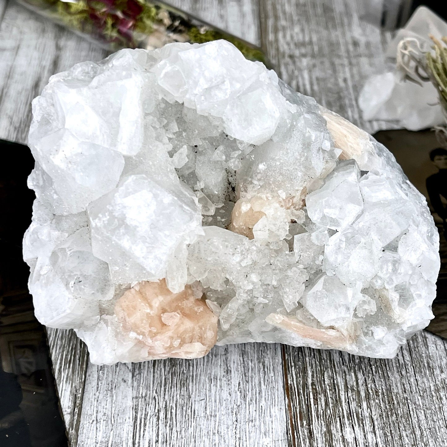 Apophyllite, Big Crystal, Crystal cluster, Crystal Decor, Crystal Geode, Crystal Point, Crystal Sphere, Crystals, Etsy ID: 1620549288, healing crystals, Home & Living, Home Decor, large crystal, raw crystal, Rocks & Geodes